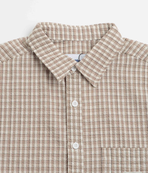 Butter Goods Equipment Short Sleeve Shirt - Taupe | Flatspot