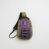 Butter Goods Express Shoulder Bag in Grass and Purple thumbnail