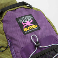 Butter Goods Express Shoulder Bag in Grass and Purple thumbnail