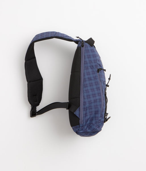 Butter Goods Express Shoulder Bag - Navy Plaid, view 4