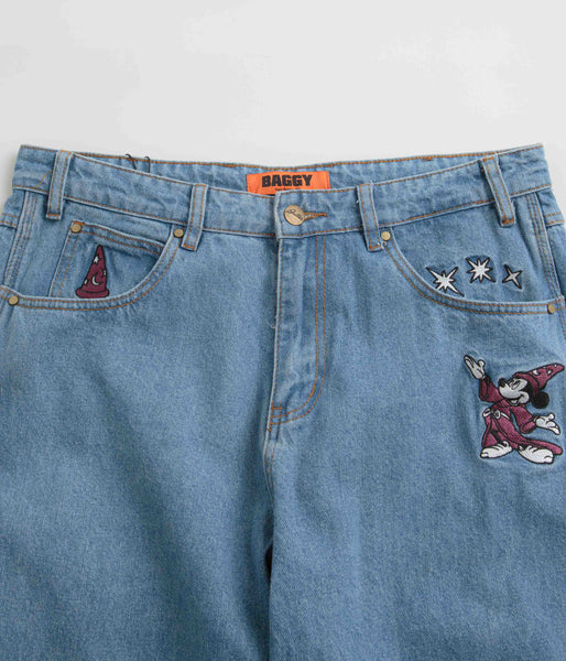Butter Goods Fantasia Baggy Denim Jeans - Washed Indigo | flatspot
