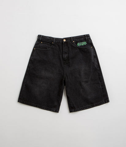 【BUTTER GOODS】Ink Denim Shorts Worn Blue BUTTER_GOODS_SCRIBBLE_DENIM_SH