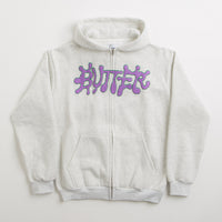 Butter Goods Ink Zip-Thru Hoodie - Ash thumbnail