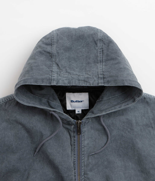 Butter Goods Insulated Work Jacket - Washed Slate, view 6