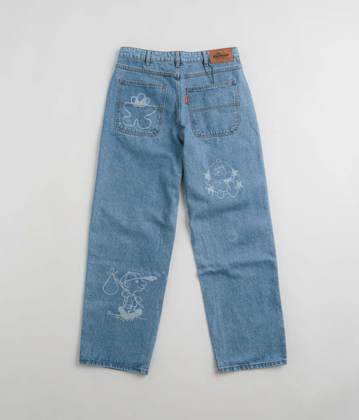 Butter Goods Jun Jeans Washed Indigo Flatspot