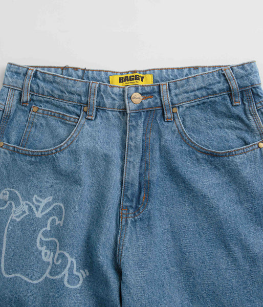 Butter Goods Jun Jeans Washed Indigo Flatspot