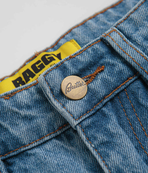 Butter Goods Jun Jeans Washed Indigo Flatspot
