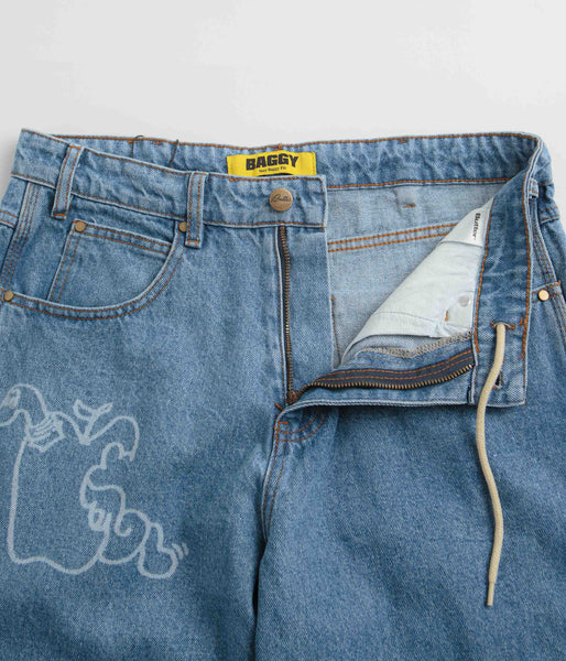 Butter Goods Jun Jeans Washed Indigo Flatspot