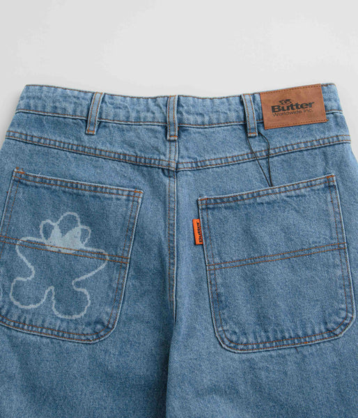 Butter Goods Jun Jeans Washed Indigo Flatspot