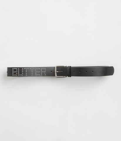 ◆Butter Goods◆ Leather Studded Belt スタッズ ベルト Butter Goods Leather Studded Belt - Black | Flatspot