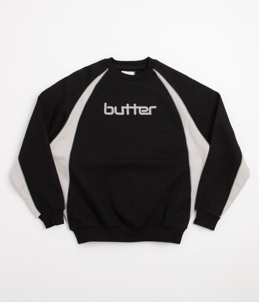 Butter Goods Match Crewneck Sweatshirt - Black, view 2