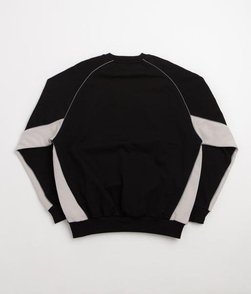 Butter Goods Match Crewneck Sweatshirt - Black, view 5