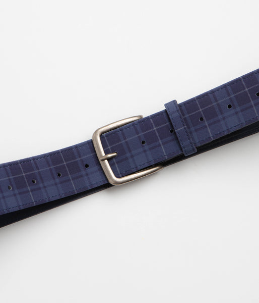 Butter Goods Plaid Belt - Navy, view 3