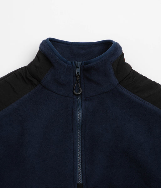 Butter Goods Polartec 1/4 Zip Fleece - Navy, view 4