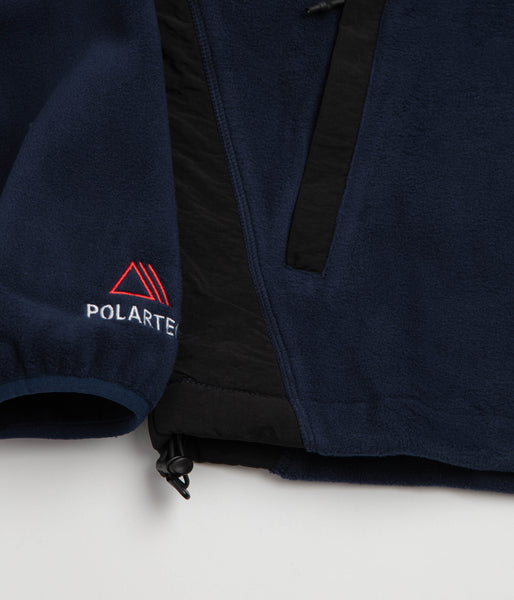 Butter Goods Polartec 1/4 Zip Fleece - Navy, view 6