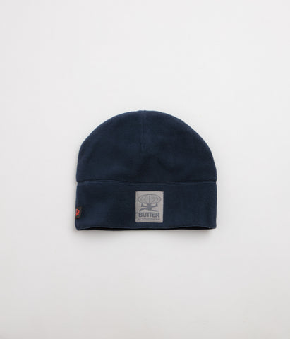 Butter Goods Polartec Skully Beanie - Navy, view 6