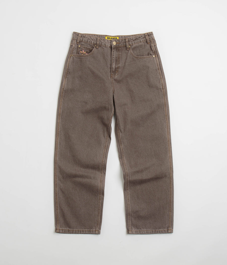 Butter Goods Pooch Relaxed Jeans - Washed Brown