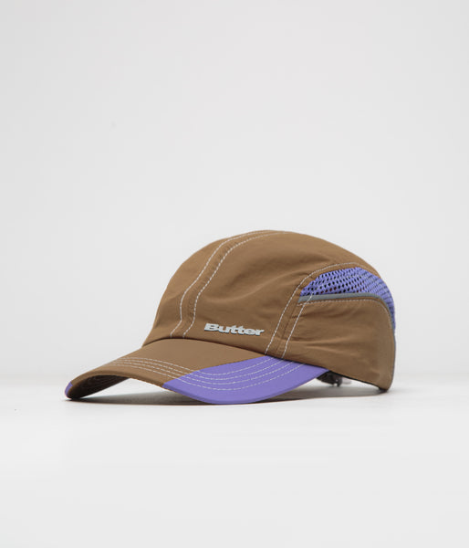 Butter Goods Race Panel Cap Brown Flatspot