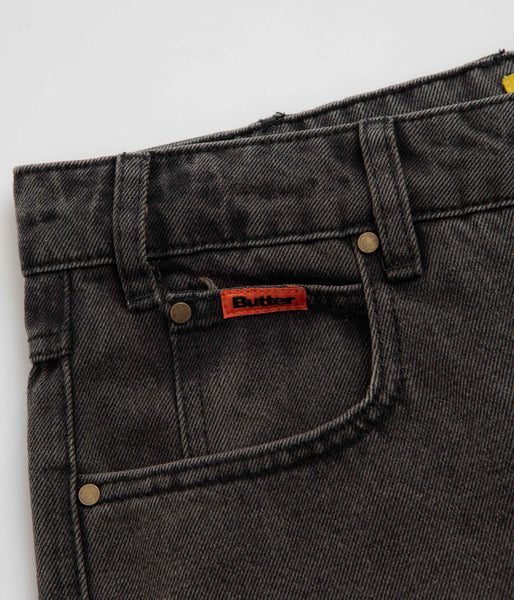 Butter Goods Relaxed Jeans - Faded Black, view 8