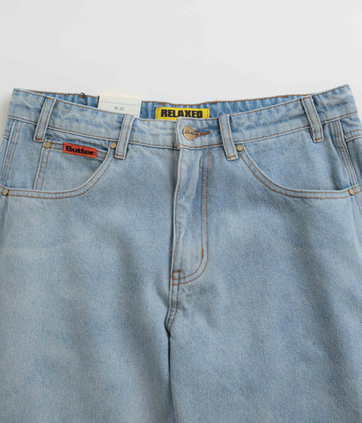 Butter Goods Relaxed Jeans - Light Blue | Flatspot