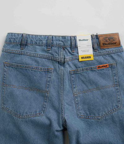 Butter Goods Relaxed Jeans - Washed Indigo