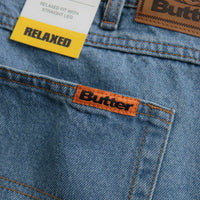 Butter Goods Relaxed Jeans - Washed Indigo thumbnail