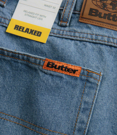 Butter Goods Relaxed Jeans - Washed Indigo