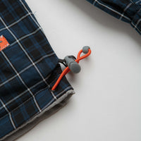 Butter Goods Reversible Dugout Pullover Jacket in Grey and Navy thumbnail