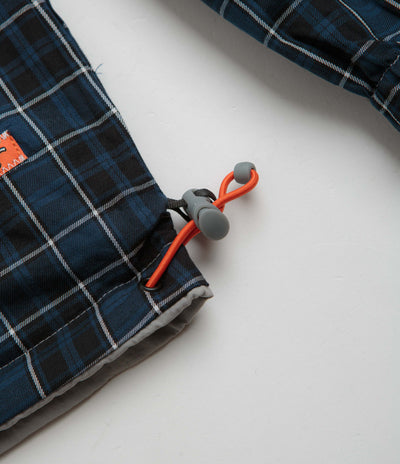 Butter Goods Reversible Dugout Pullover Jacket in Grey and Navy