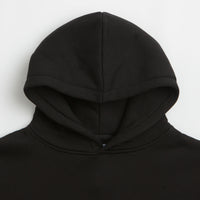 Butter Goods Ripstop Logo Applique Hoodie in Black thumbnail