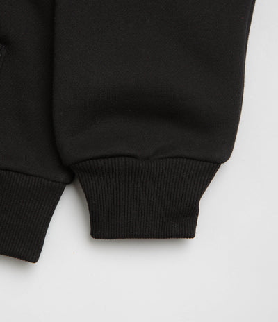 Butter Goods Ripstop Logo Applique Hoodie in Black