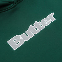 Butter Goods Ripstop Logo Applique Hoodie in Forest thumbnail