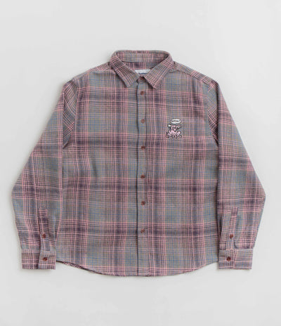 Butter Goods Rodent Flannel Shirt - Pink / Grey