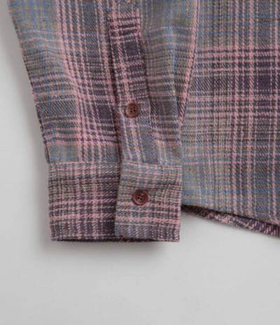 Butter Goods Rodent Flannel Shirt - Pink / Grey