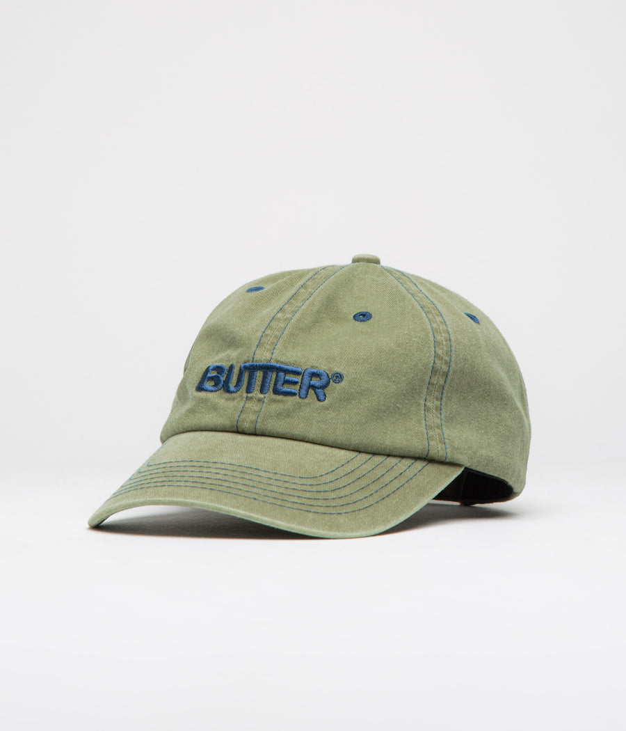 Butter Goods Rounded Logo Cap - Washed Pear