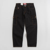 Butter Goods Santosuosso Cargo Jeans - Washed Black / Blue thumbnail