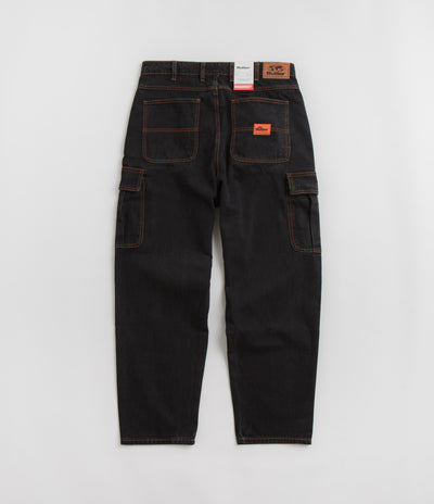 Butter Goods Santosuosso Cargo Jeans - Washed Black / Blue