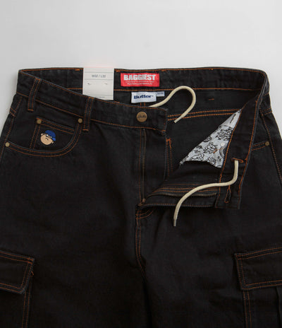 Butter Goods Santosuosso Cargo Jeans - Washed Black / Blue