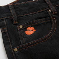 Butter Goods Santosuosso Jeans in Washed Black and Black thumbnail