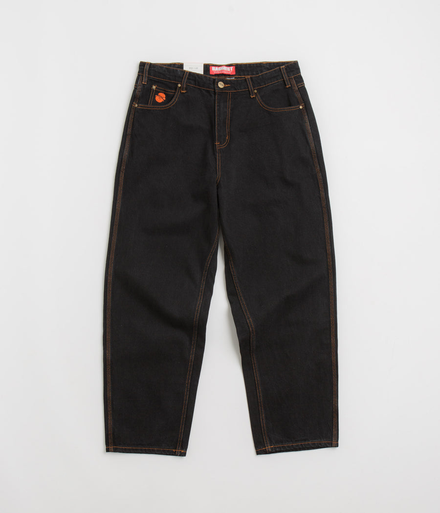 Butter Goods Santosuosso Jeans in Washed Black and Orange
