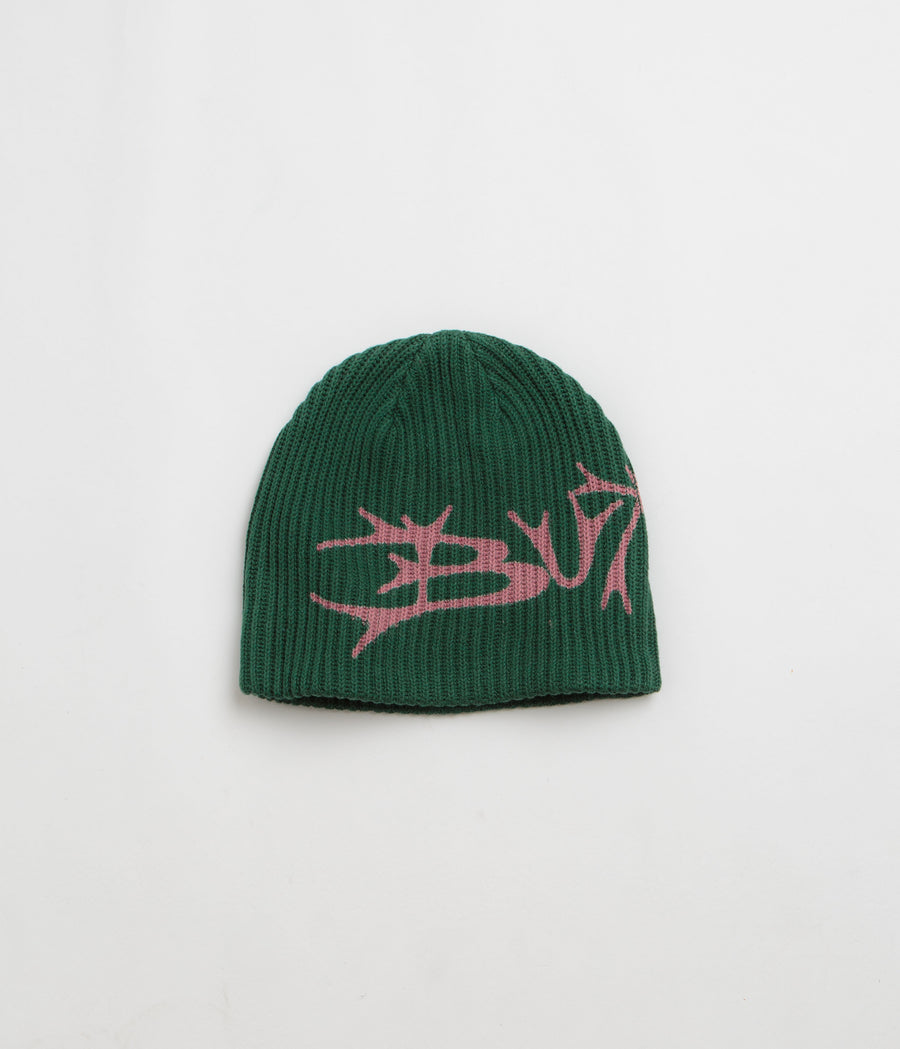 Butter Goods Scrawling Skully Beanie - Forest