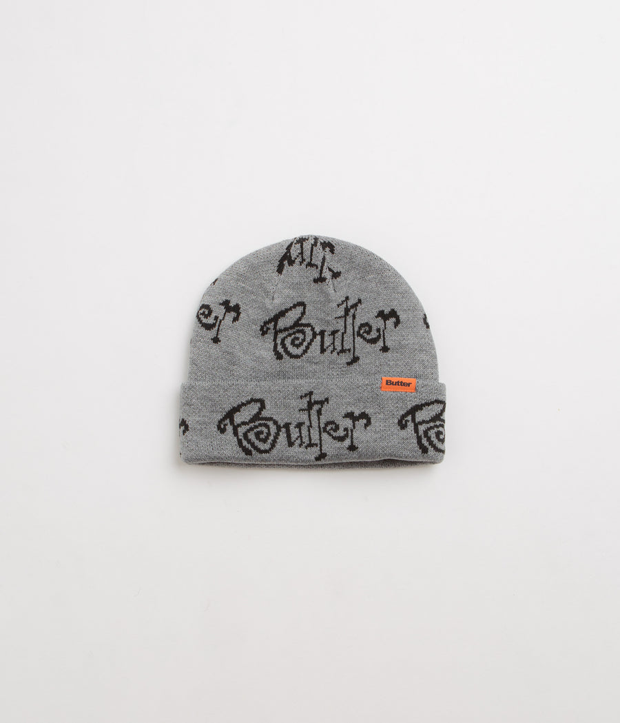 Butter Goods Sidewalk Beanie in Ash