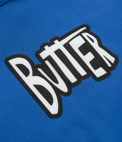 Butter Goods Sketch Applique Hoodie - Royal
