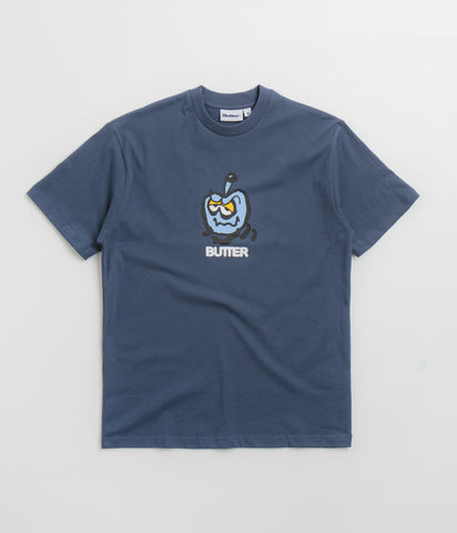 【BUTTER GOODS】 Smug Tee, Denim butter-goods-smug-t-shirt-