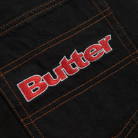 Butter Goods Sorcerer Baggy Denim Shorts - Washed Black thumbnail