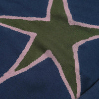 Butter Goods Star Polo Knit Sweatshirt - Prussian thumbnail