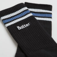 Butter Goods Stripe Socks - Black thumbnail