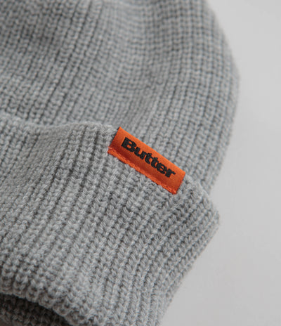 Butter Goods Tall Wharfie Beanie - Ash Grey