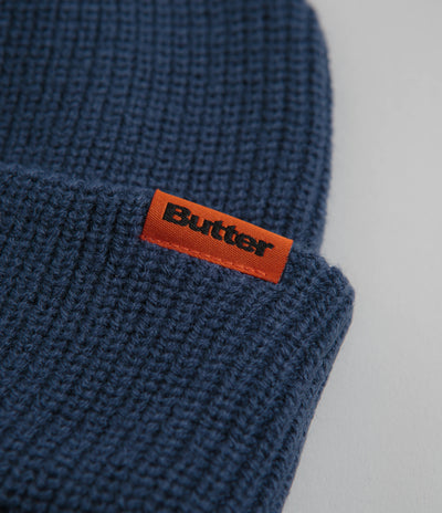Butter Goods Tall Wharfie Beanie - Navy