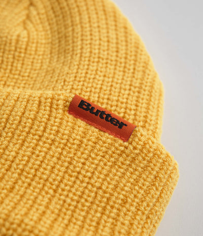 Butter Goods Tall Wharfie Beanie - Yellow